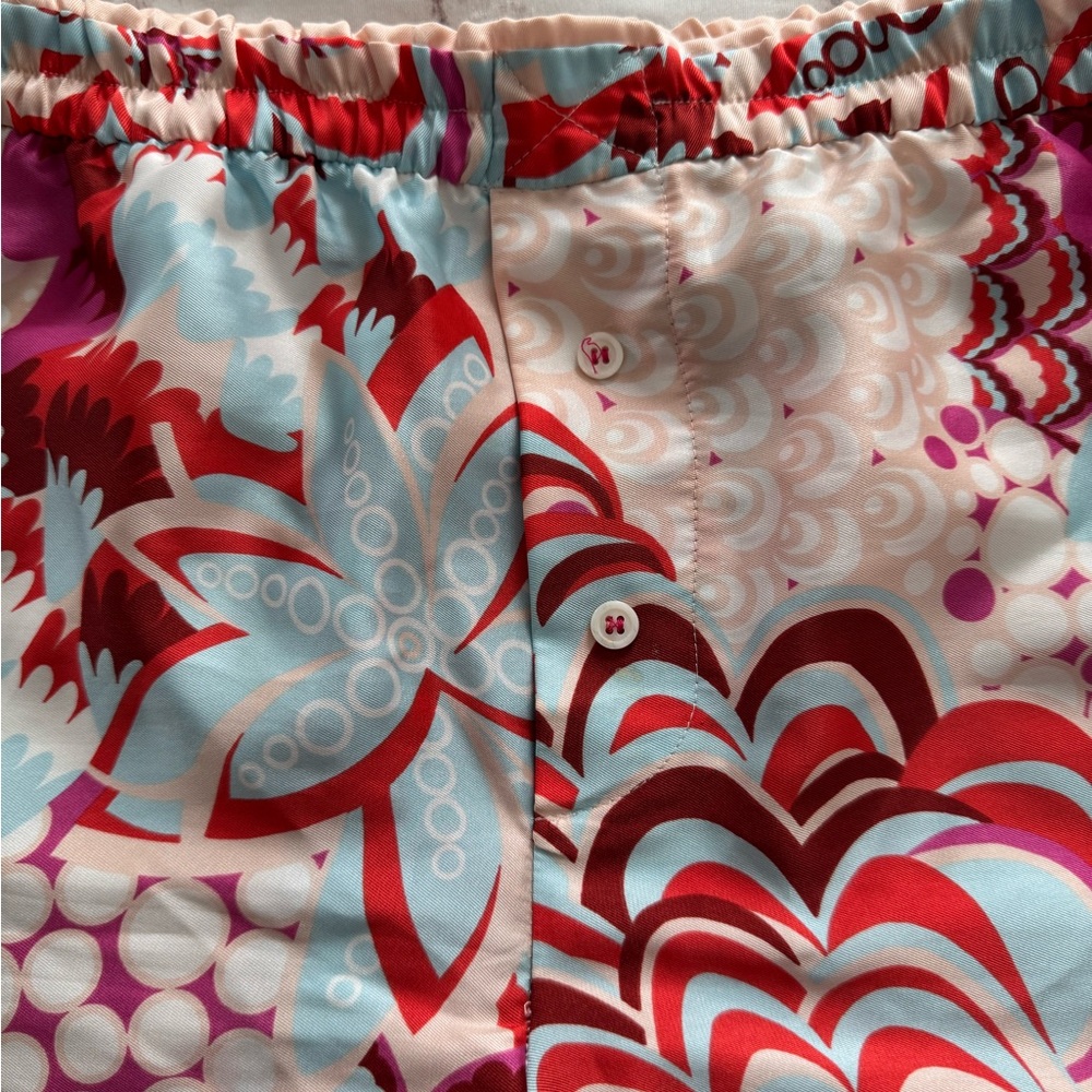 NWT Zara Bloggers Favorite floral Colorful pull on shorts with pockets, size S - Picture 15 of 16